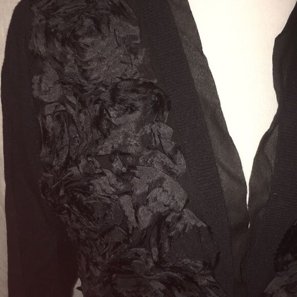 Nwot Kate Spade rosette cardigan sweater sz large - Picture 3 of 6